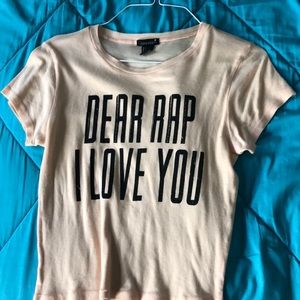 Dear rap I love you crop